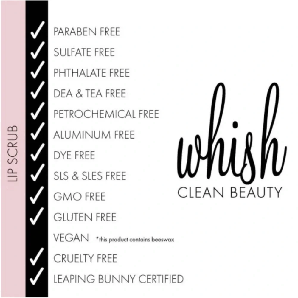 Whish Vanilla Bean Exfoliating & Moisturizing Lip Scrub, 0.75 fl oz / 22 ml